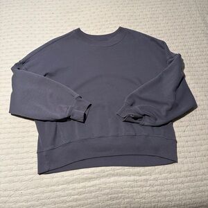 Abercrombie & Fitch Gray Sunday Crew Sweatshirt, XL